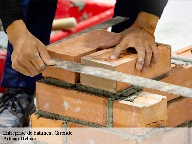 Entreprise de batiment Gironde 