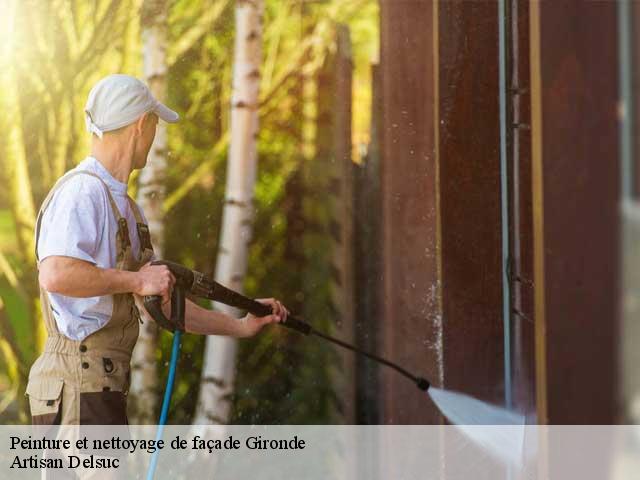 Peinture et nettoyage de façade 33 Gironde  Artisan Delsuc