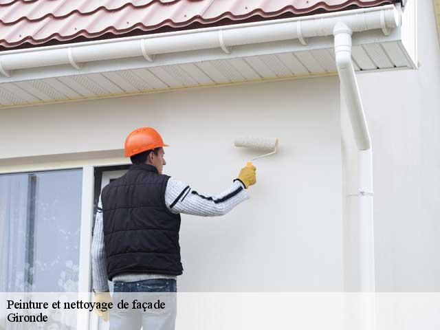 Peinture et nettoyage de façade Gironde 