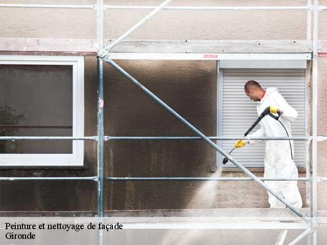 Peinture et nettoyage de façade Gironde 