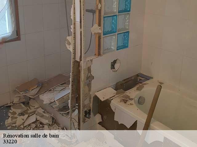 Rénovation salle de bain  33220