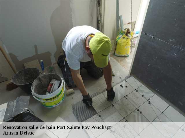 Rénovation salle de bain  port-sainte-foy-ponchapt-33220 Artisan Delsuc