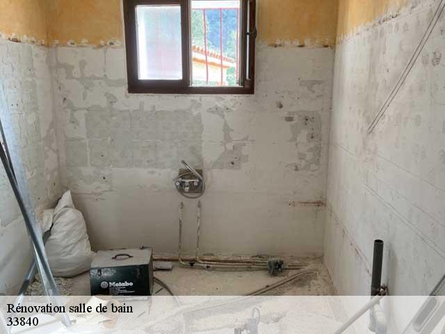 Rénovation salle de bain  33840